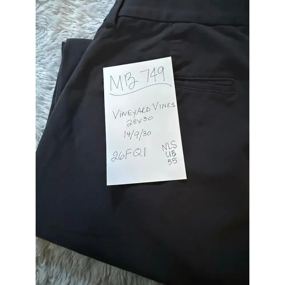 Vineyard Vines Performance Pants Men's 28/30 Gray